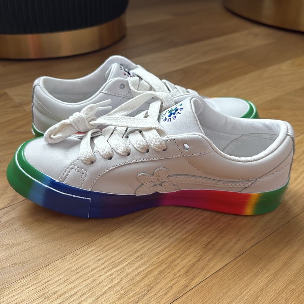 Converse x Golf le Fleur leather low top sneakers NWOT - Picture 11 of 16